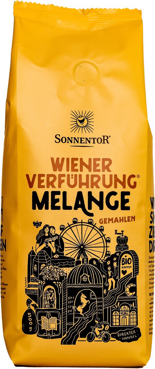 Melange Kaffee gemahlen