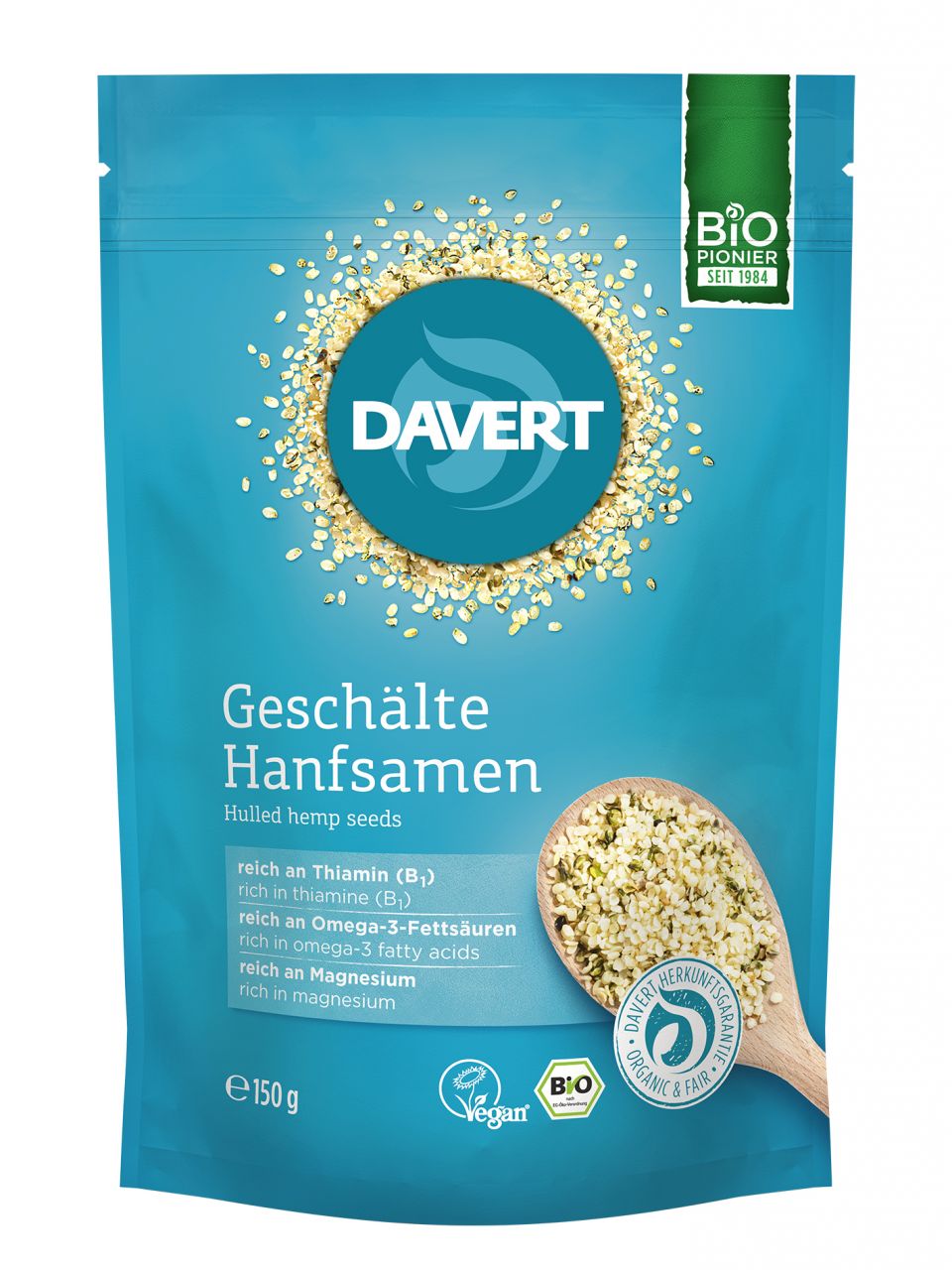 Geschälte Hanfsamen 150g
