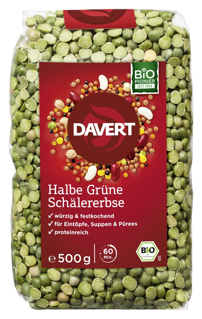Halbe Grüne Schälerbsen 500g