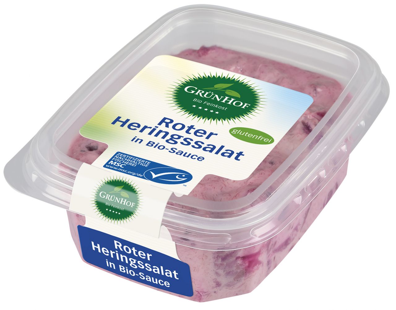 Roter Heringssalat in Bio-Sauce