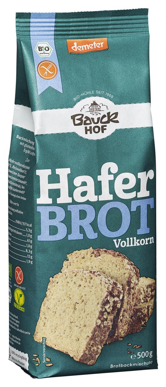 Haferbrot Vollkorn glutenfrei Dem