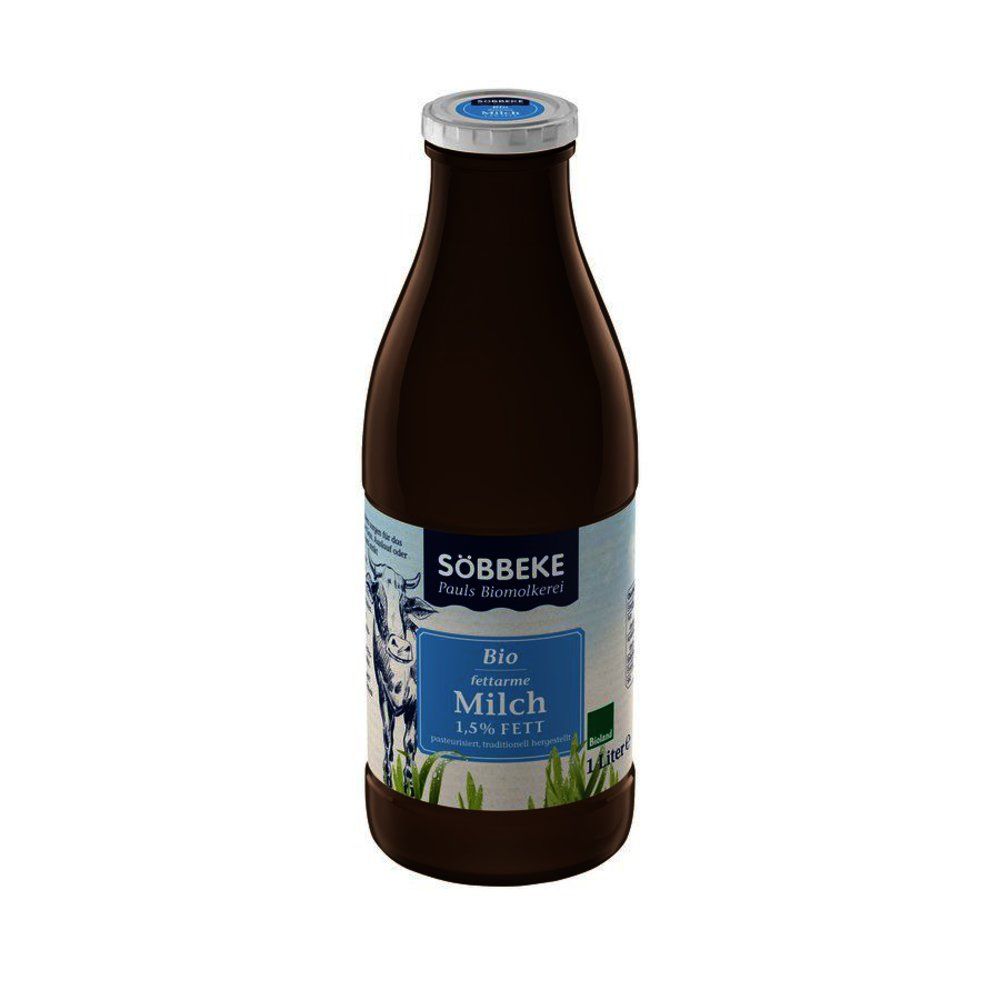 Frische fettarme Bio-Milch