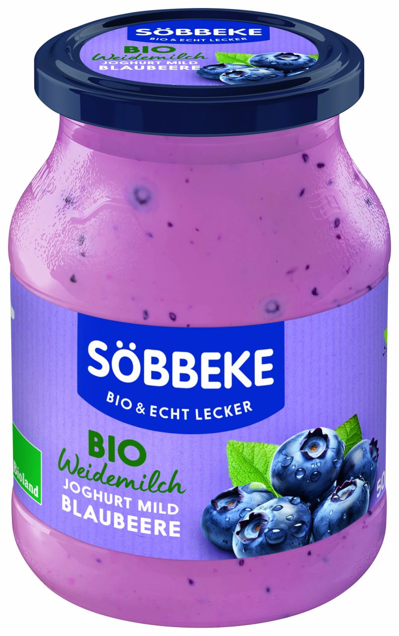 Bio Weidemilch Joghurt Blaubeere