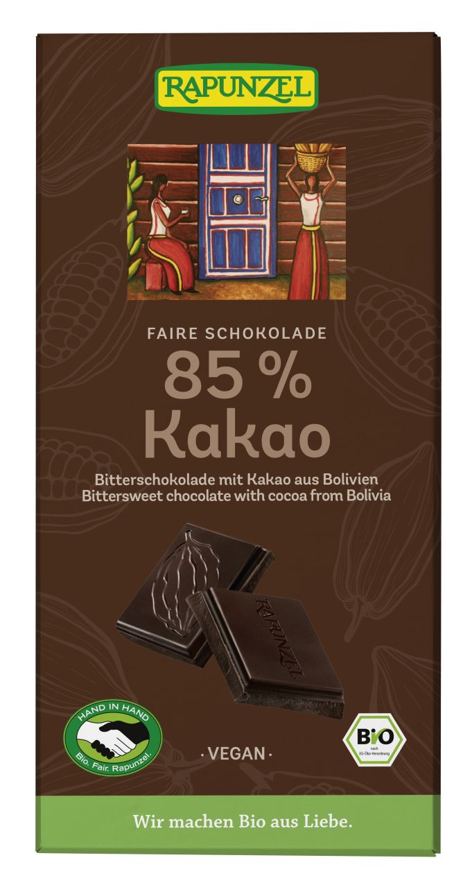 Bitterschokolade 85% Kakao HIH