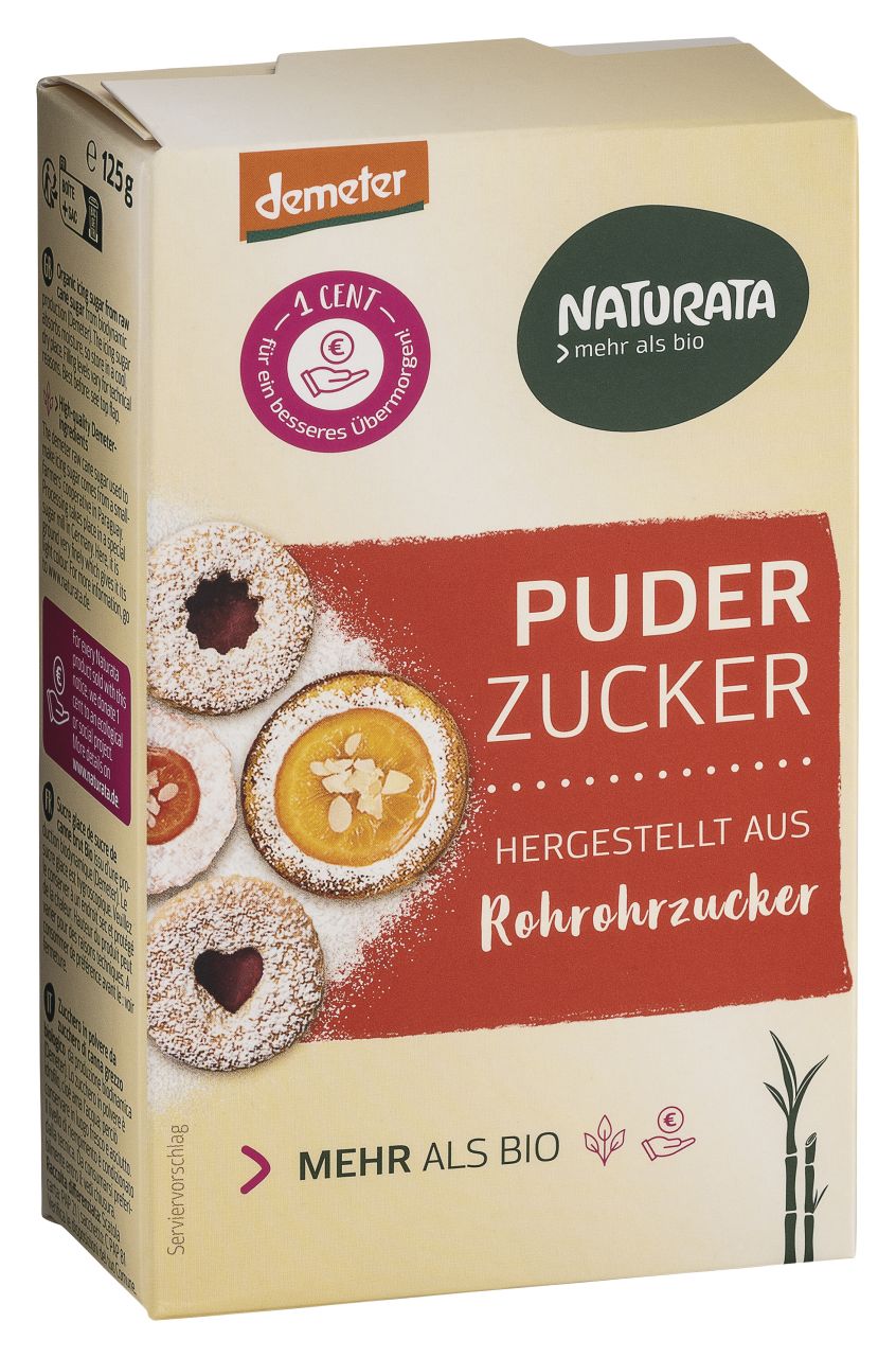 Puderzucker aus Rohrohrzucker