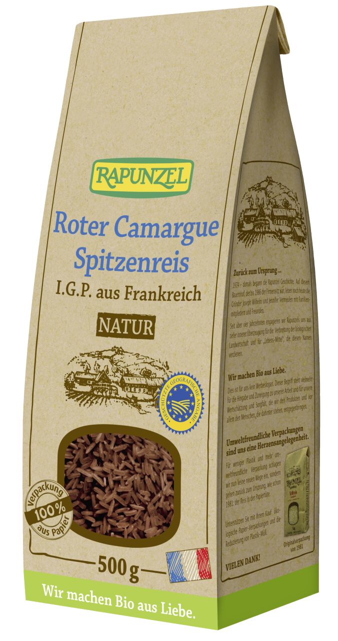 Roter Camargue Spitzenreis natur I.G.P. / Vollko