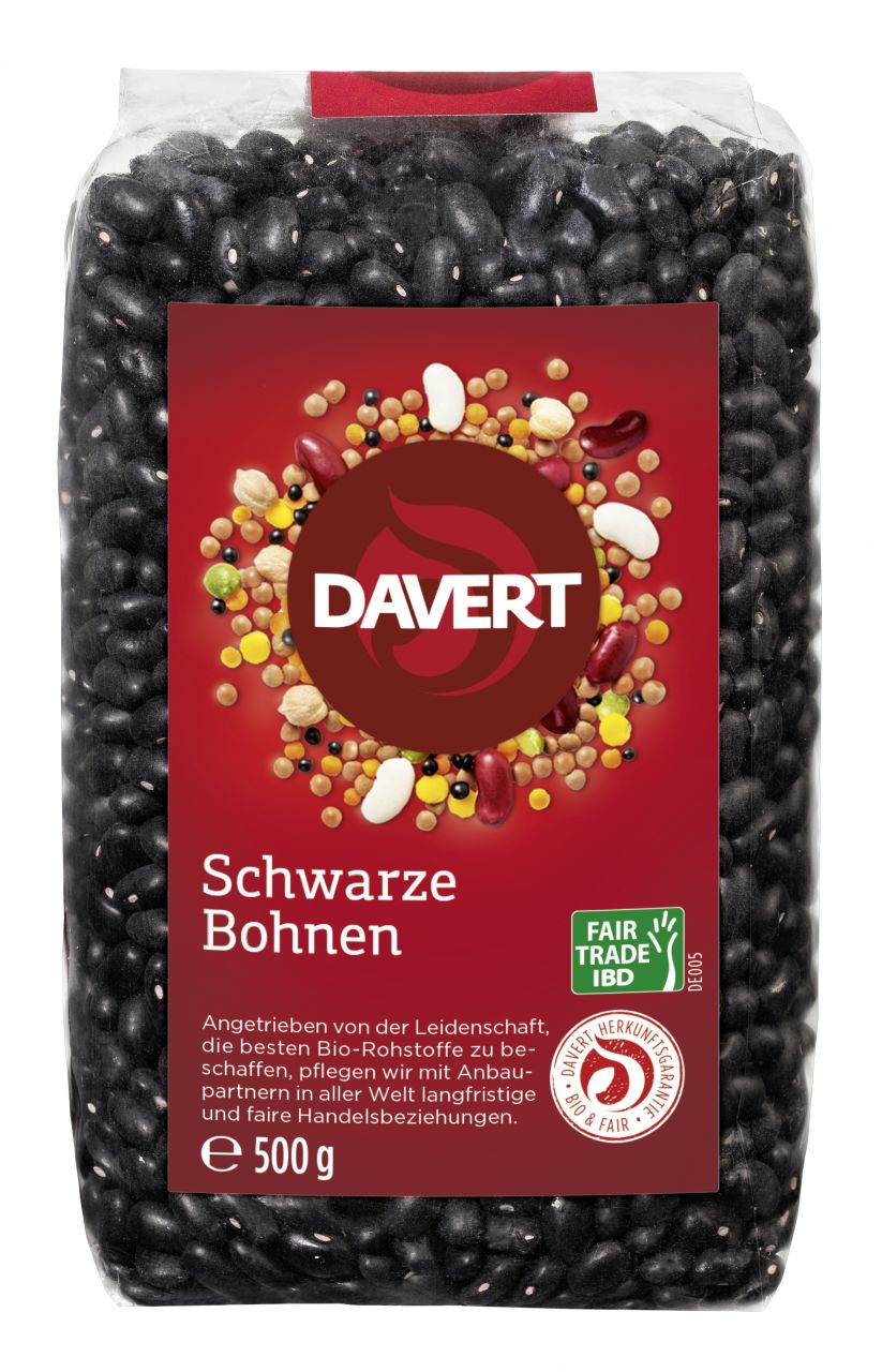 Schwarze Bohnen Fair Trade IBD 500g