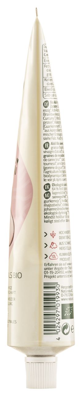 Vegane Aioli in der Tube