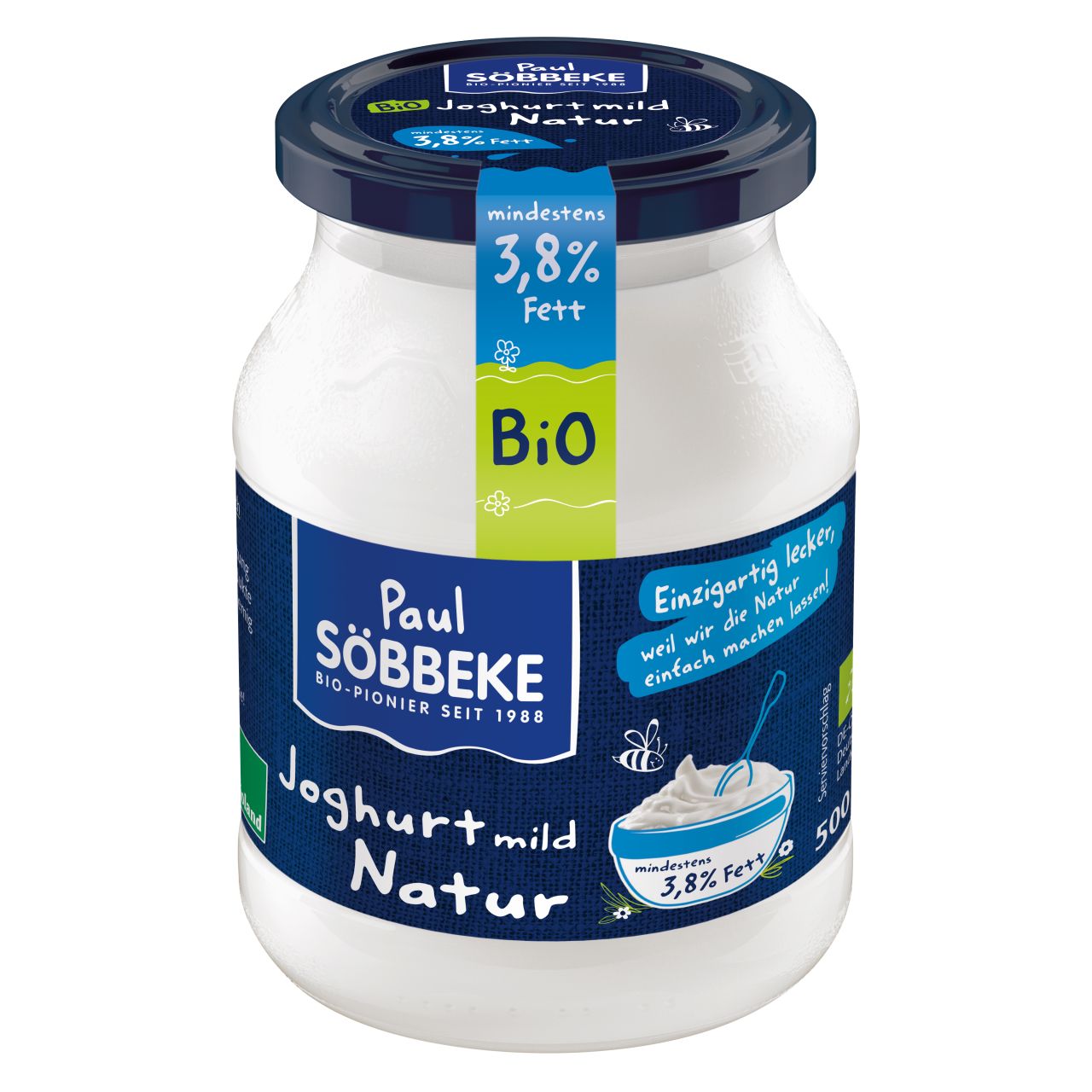 Bio Naturjoghurt mild 3,8 % Fett
