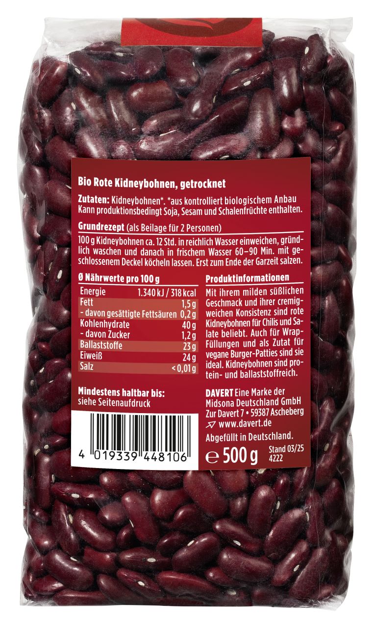 Rote Kidneybohnen 500g