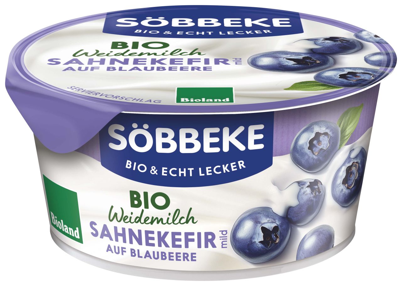 Bio Weidemilch Sahnekefir Blaubeere 150g