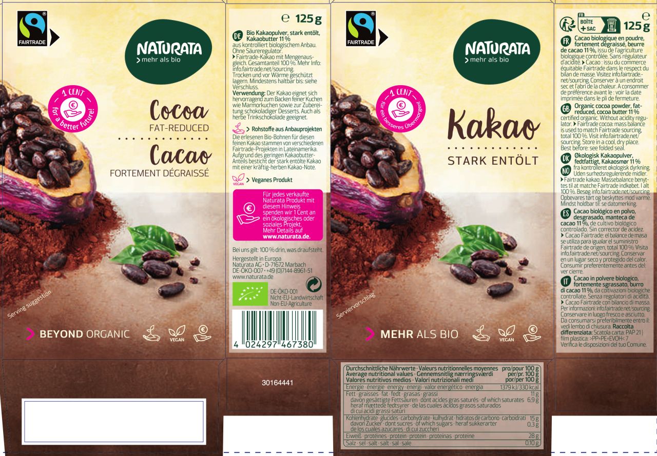 Kakao, stark entölt