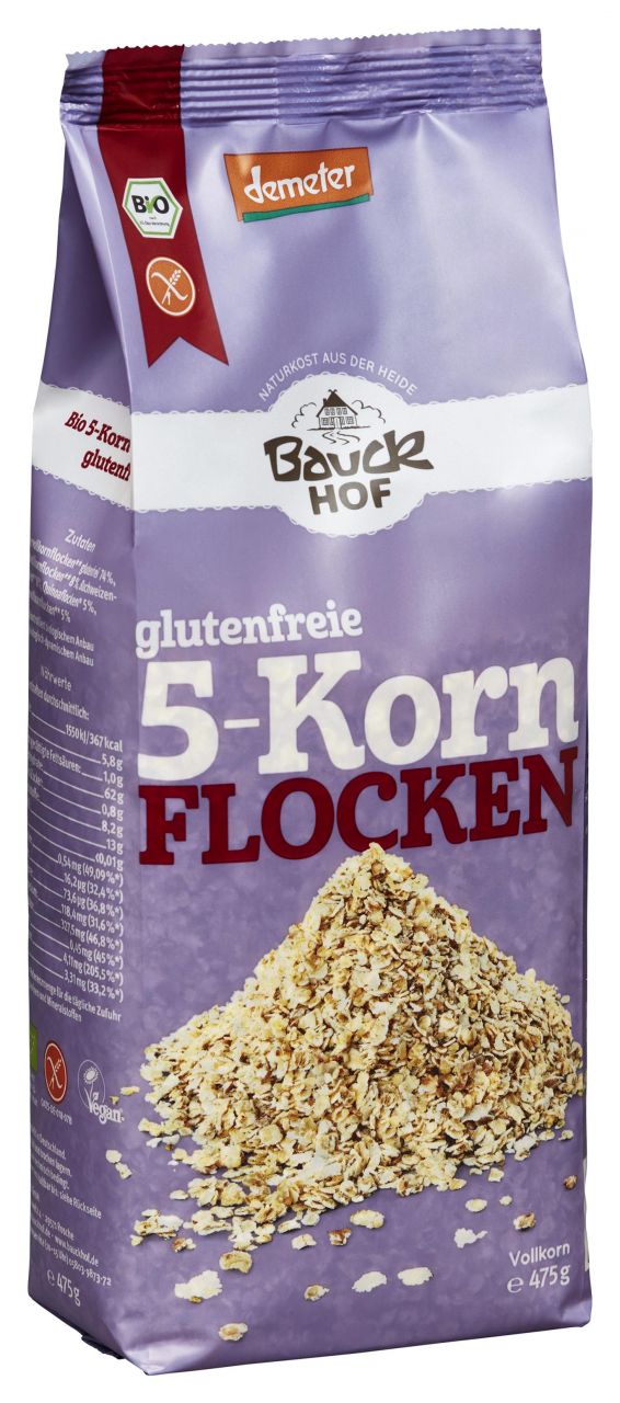 5-Korn Flocken Demeter glutenfrei