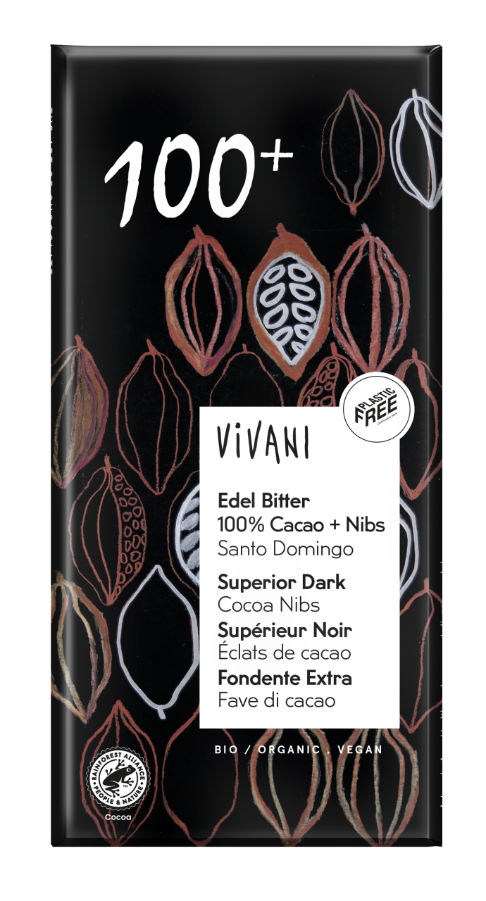 Edel Bitter 100% Cacao + Nibs