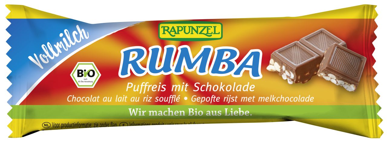 Rumba Puffreisriegel Vollmilch