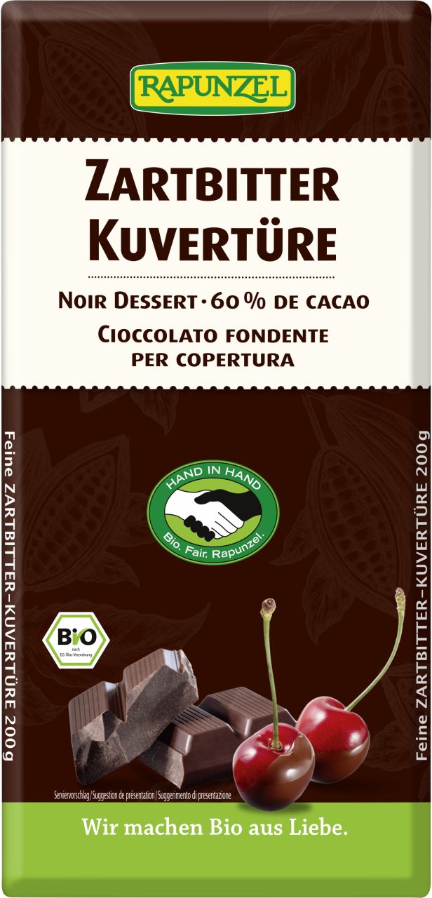 Zartbitter Kuvertüre HIH
