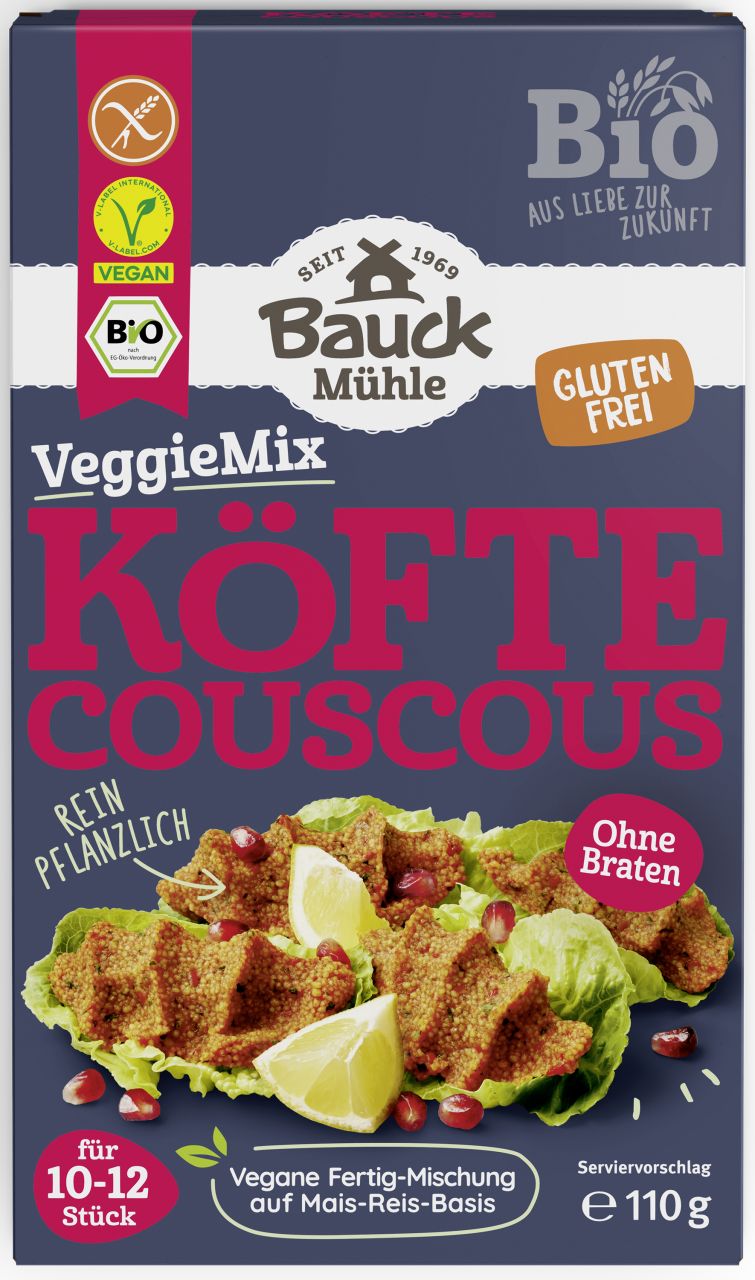 VeggieMix Köfte Couscous 110g Bio gf