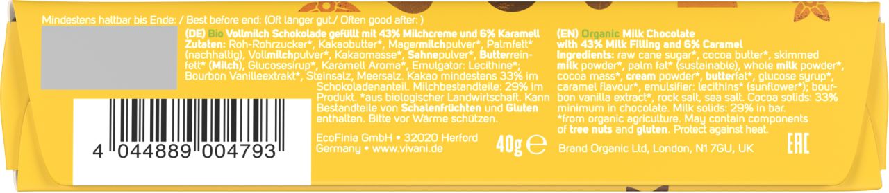 Crème Brûlée Riegel