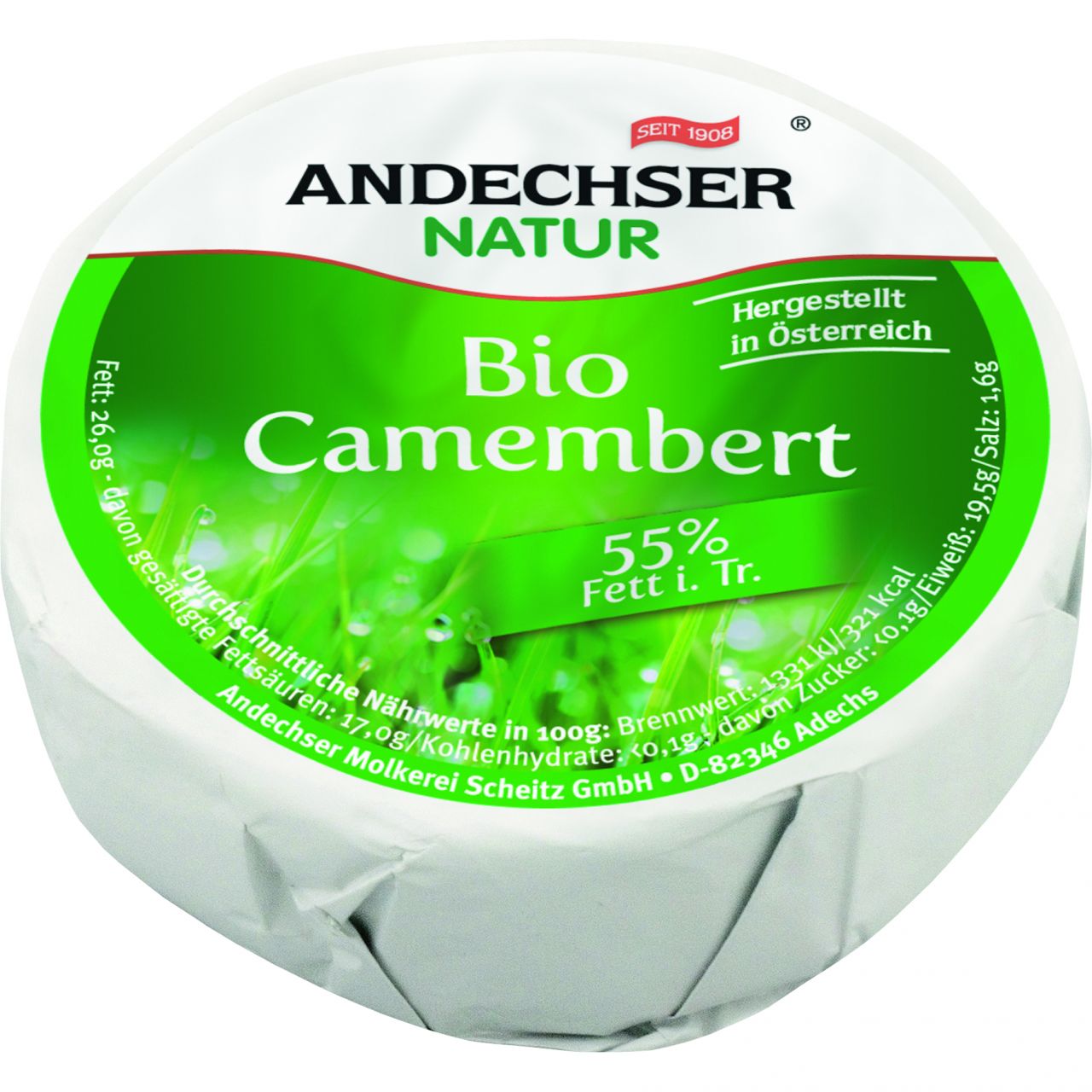Bio Camembert 55%