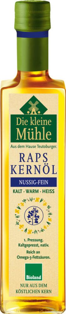 Kl. Mühle Raps-Kernöl KALT-WARM-HEISS