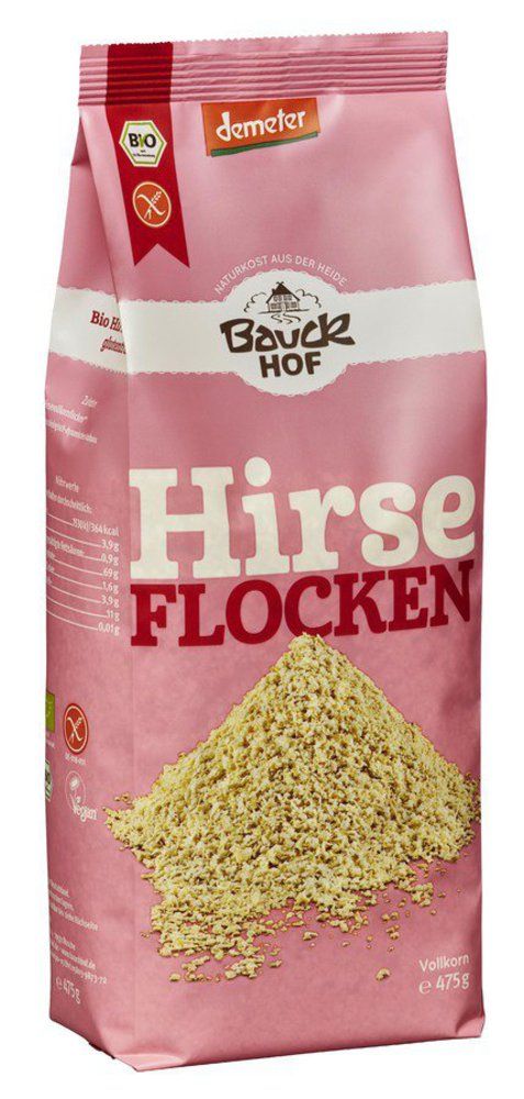 Hirseflocken Vollkorn glutenfrei Demeter