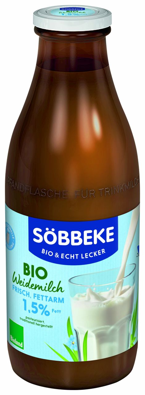 Frische Bio Weidemilch 1,5 % Fett