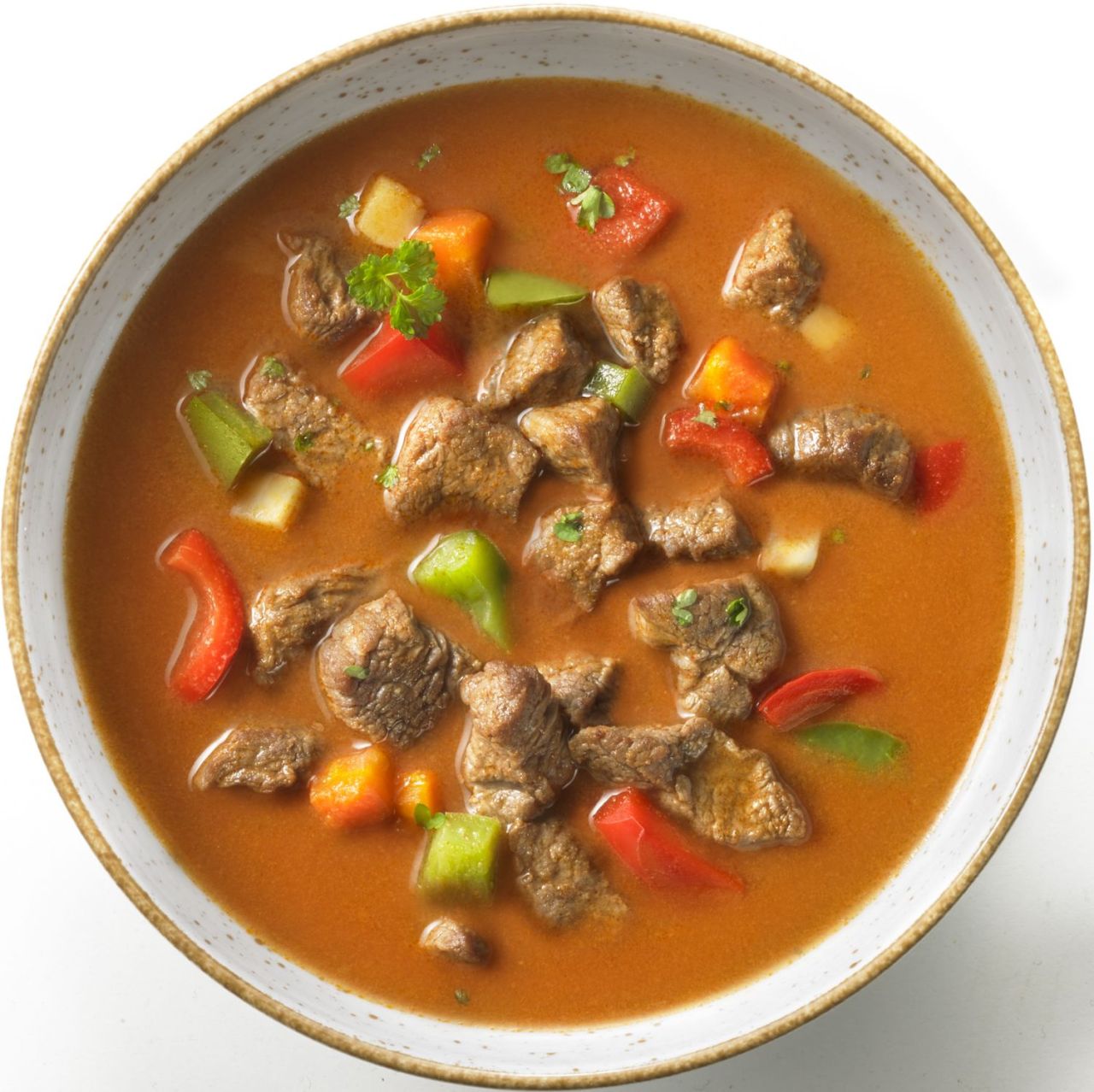 Gulaschsuppe mit Rindfleisch
