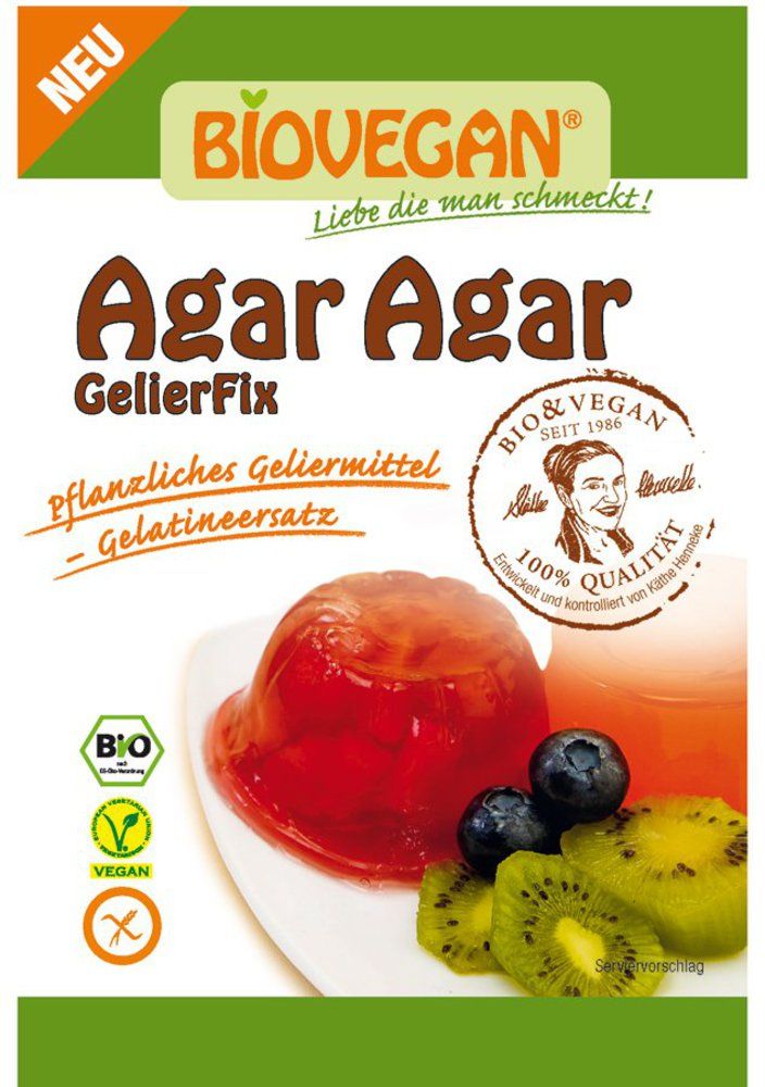Agar Agar, pflanzliches Geliermittel, BIO