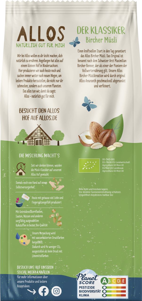 Der Klassiker Bircher Müsli