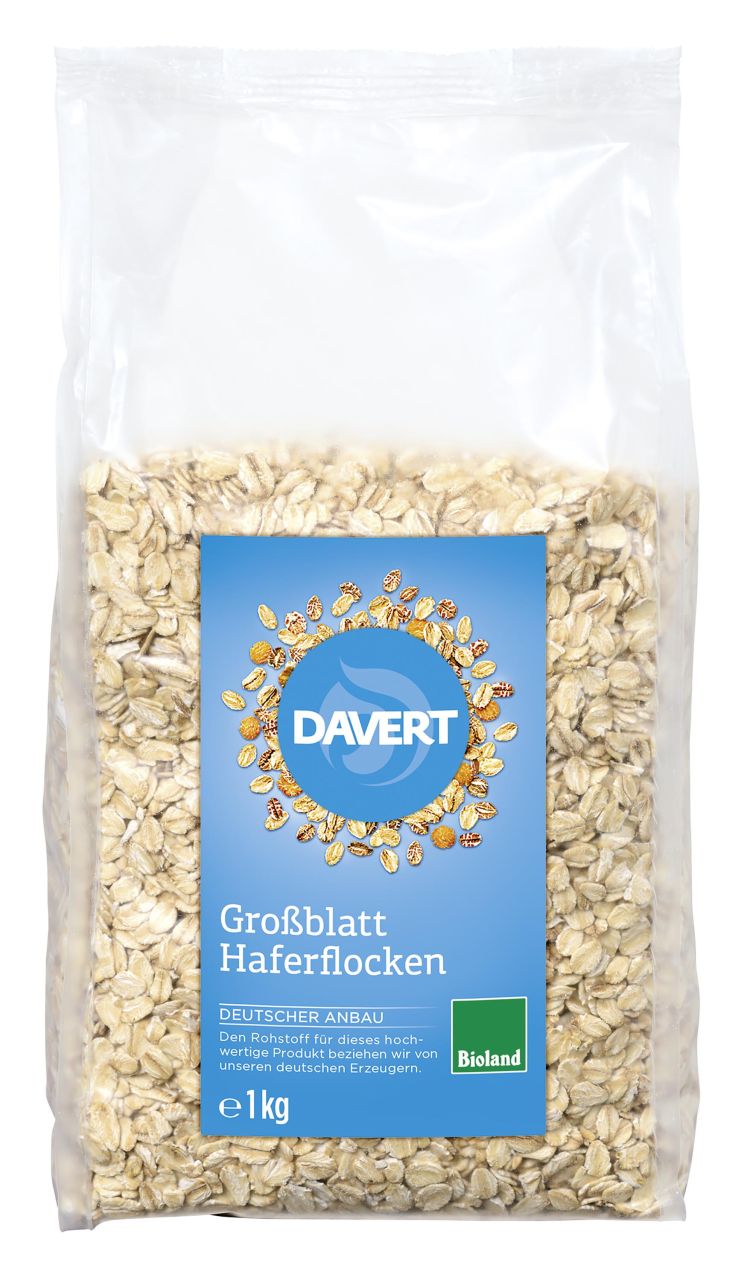 Großblatt Haferflocken Bioland, 1kg