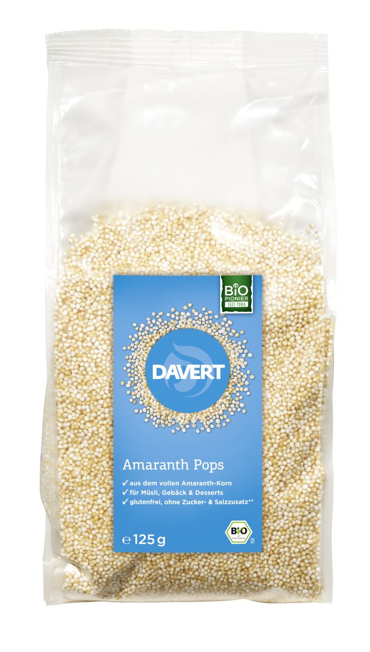 Amaranth Pops glutenfrei 125g