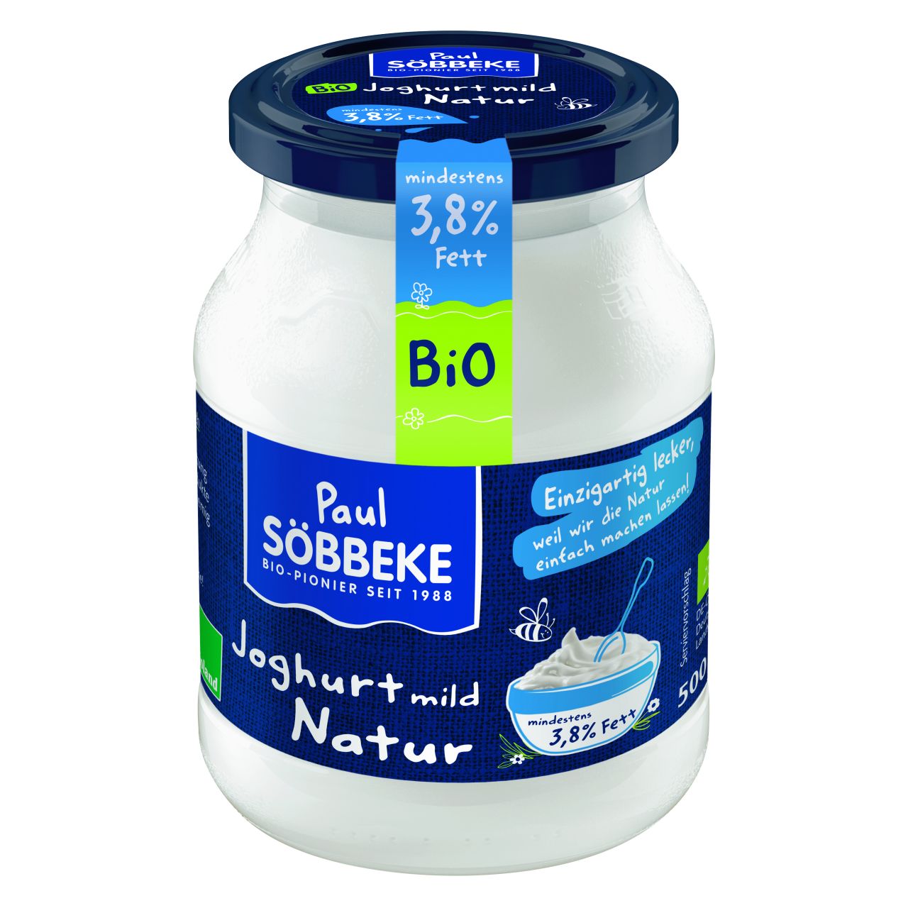 Bio Naturjoghurt mild 3,8 % Fett