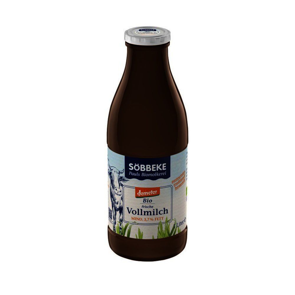 Frische Bio-Vollmilch demeter