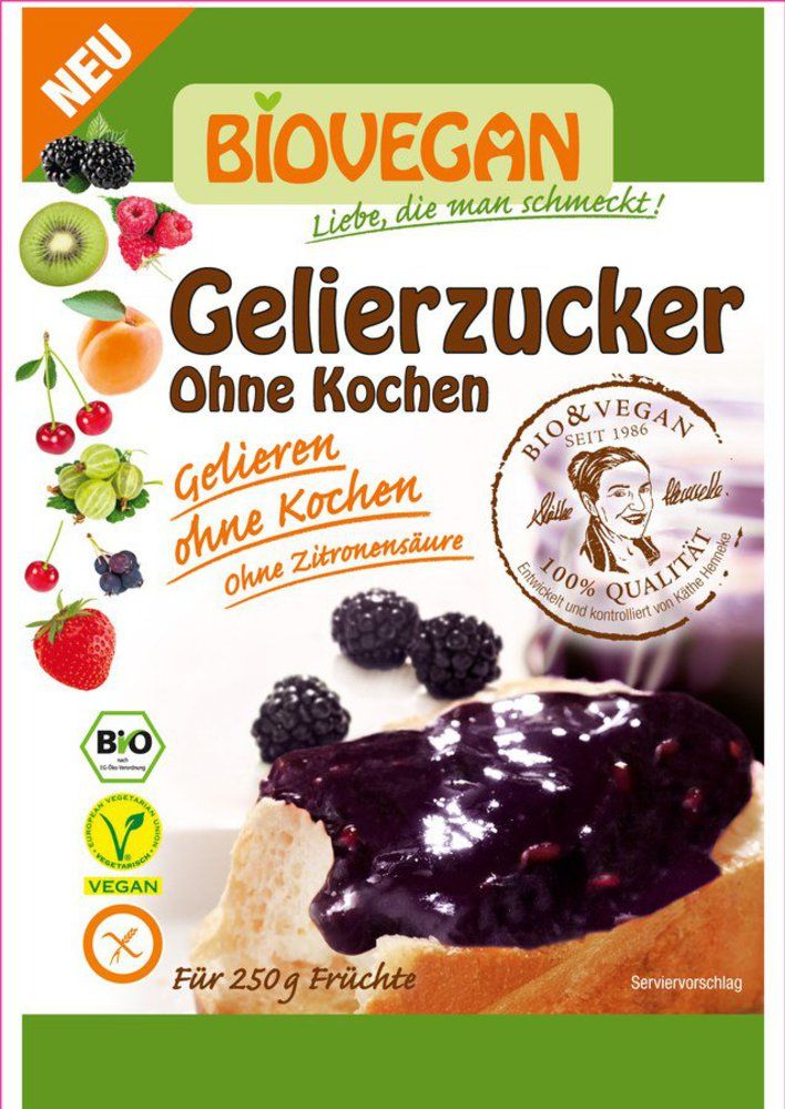 Gelierzucker ohne Kochen, BIO