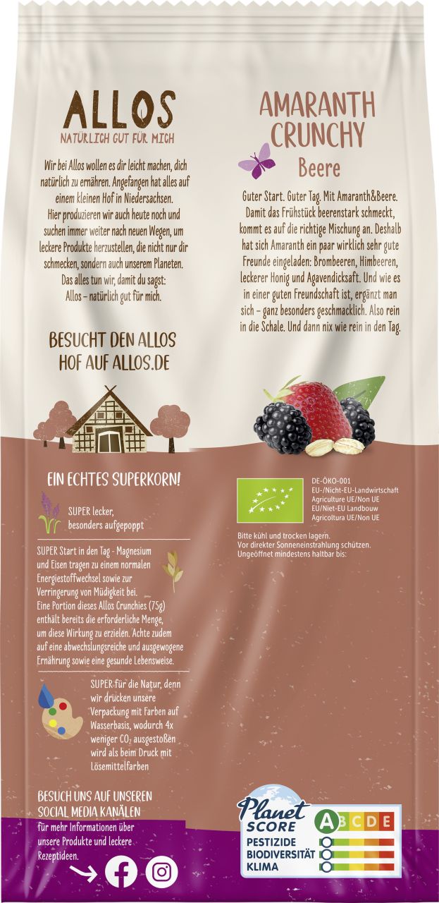 Amaranth Crunchy Beerenfrucht