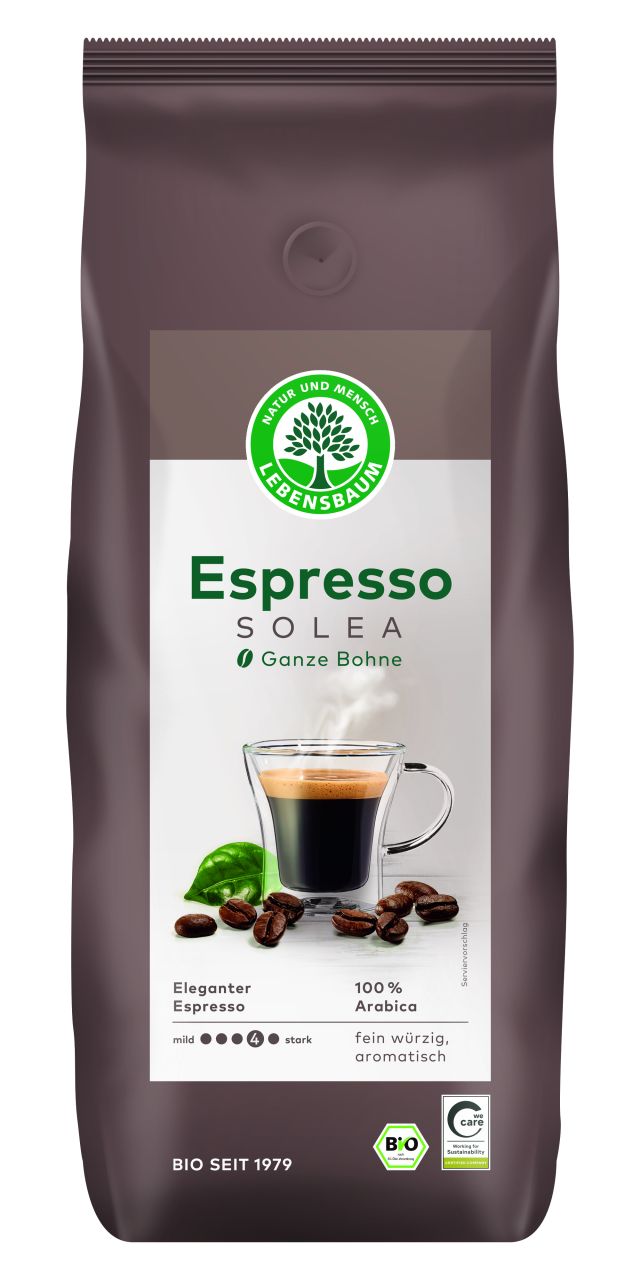 Espresso Solea®, ganze Bohne