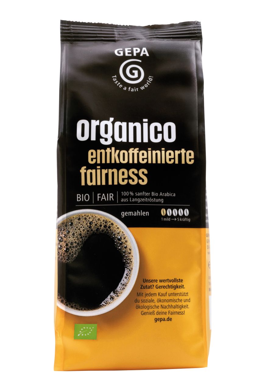 Bio organico entkoffeinierte fairness