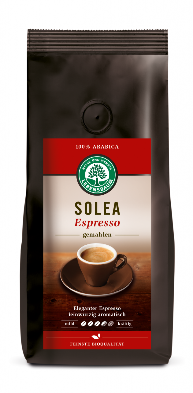 Solea Espresso, gemahlen