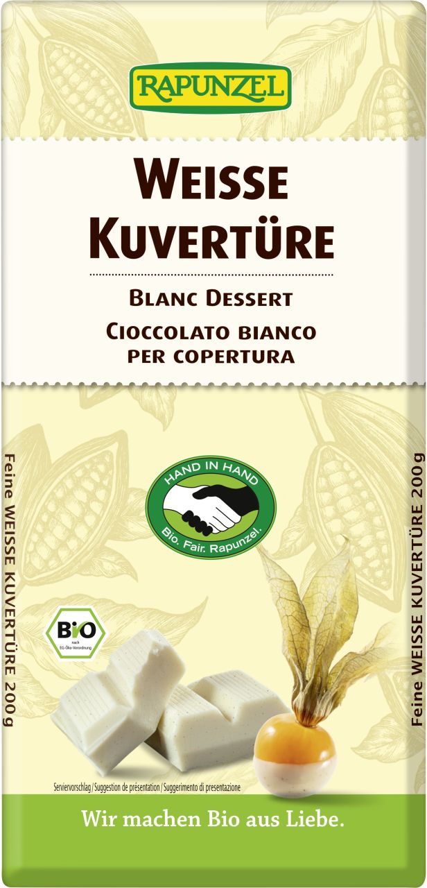Weisse Kuvertüre HIH