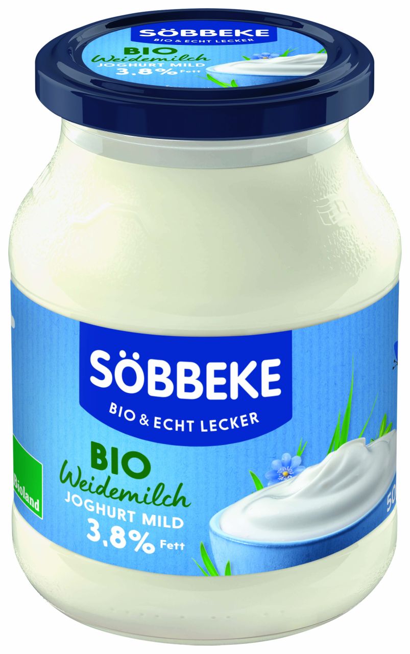 Bio Weidemilchjoghurt natur mild 3,8 % Fett