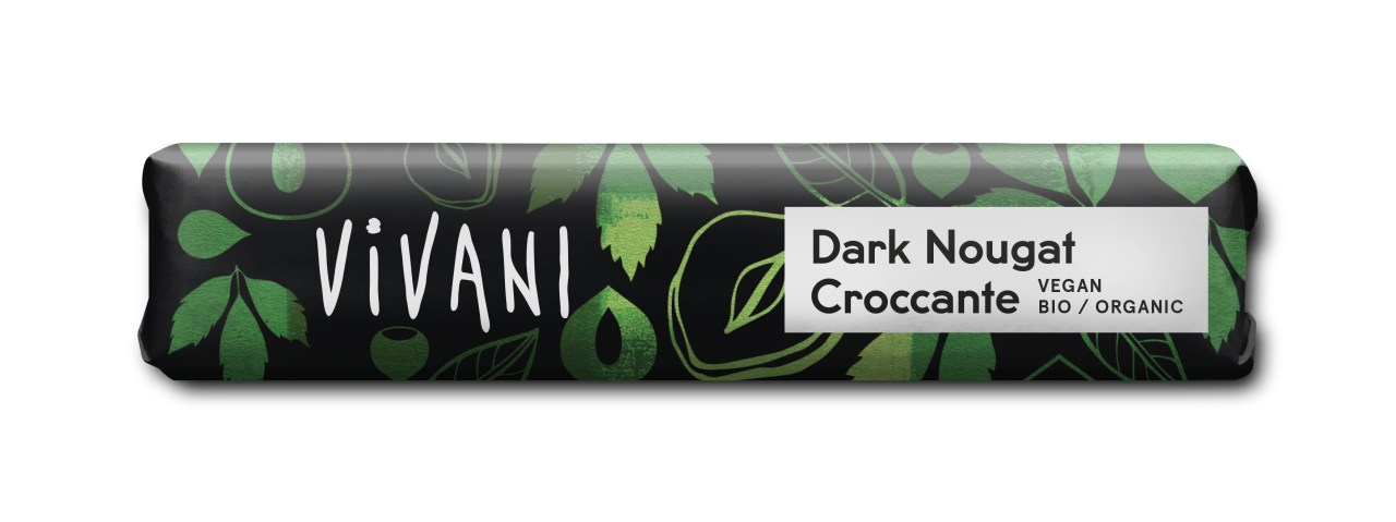Dark Nougat Croccante Riegel