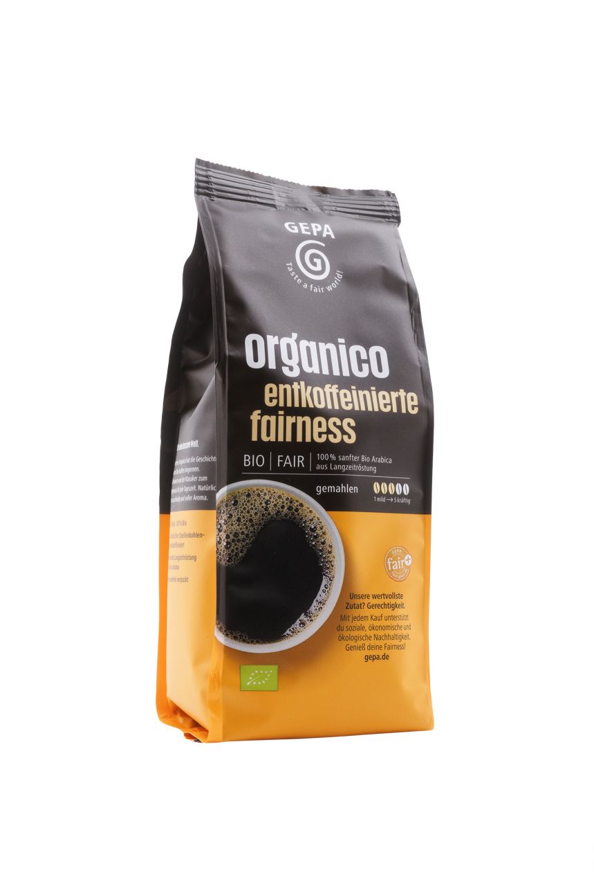 Bio organico entkoffeinierte fairness