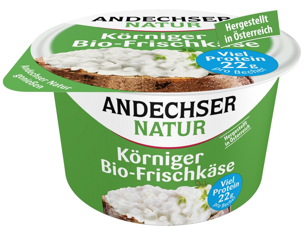 körniger Bio Frischkäse