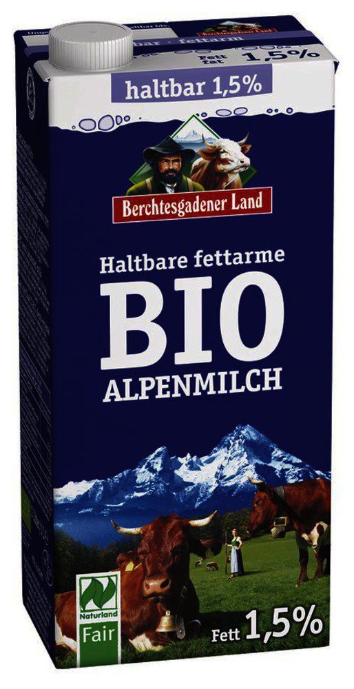 BGL Haltbare Bio-Alpenmilch - fettarm 1,5% Fett