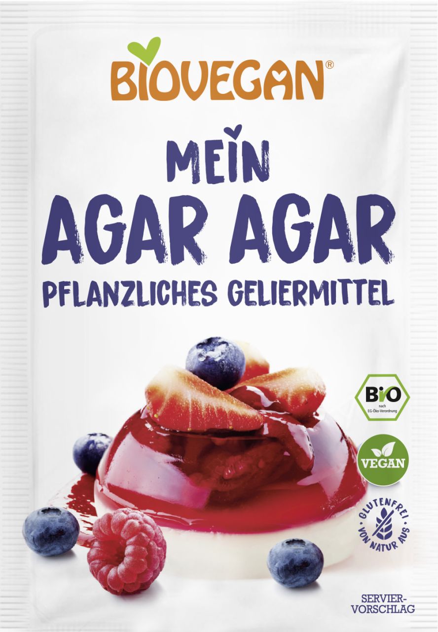 Agar Agar, pflanzliches Geliermittel, BIO