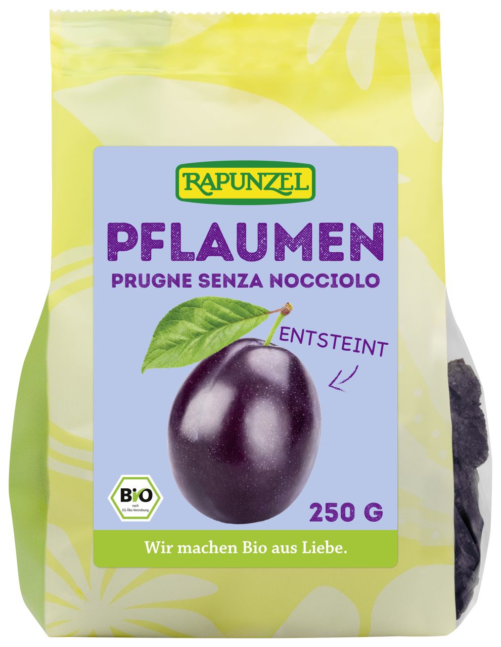 Pflaumen, entsteint
