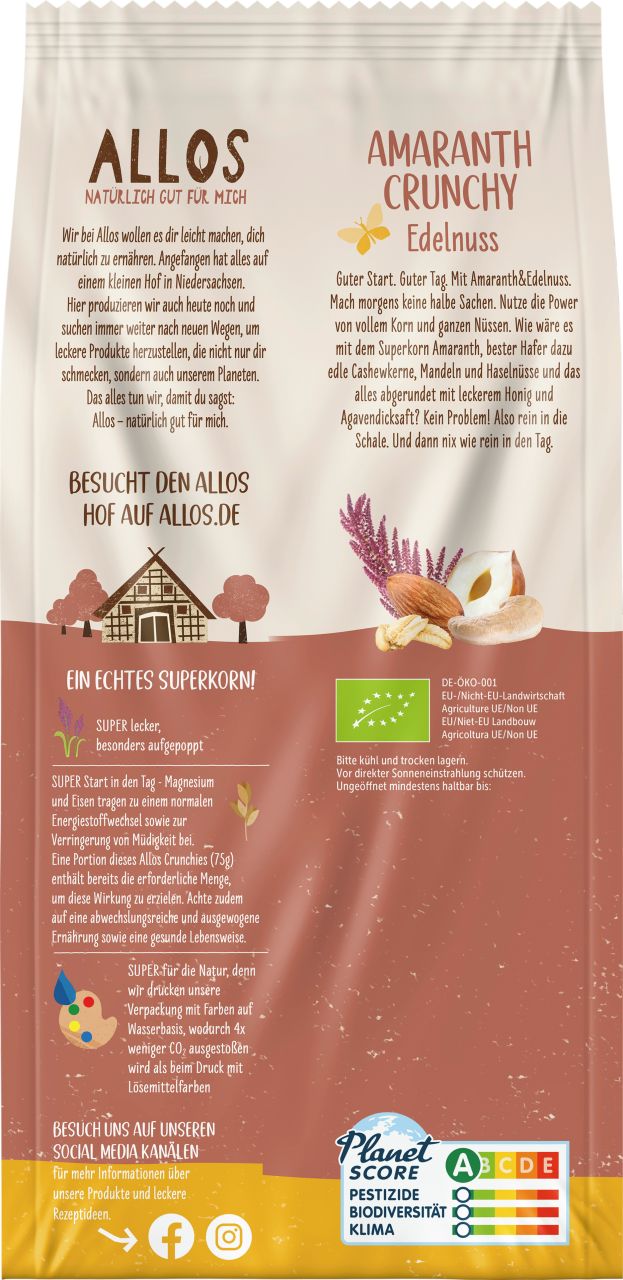 Amaranth Crunchy Edelnuss