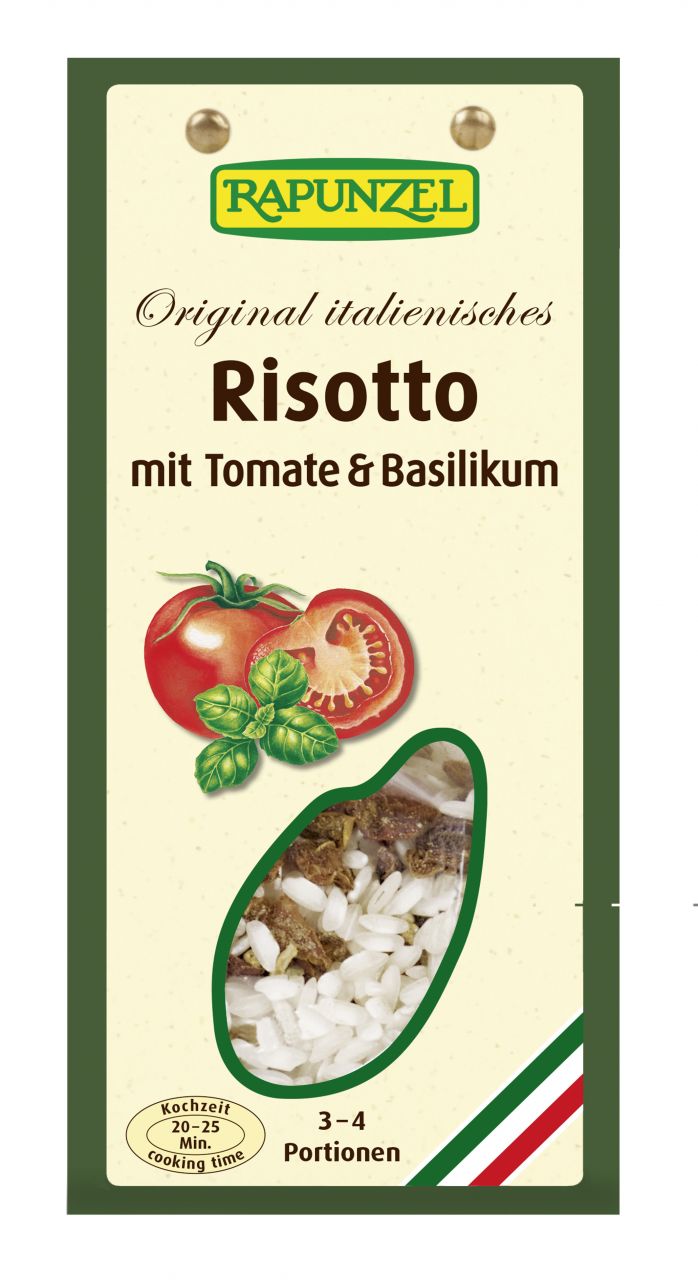 Risotto mit Tomaten & Basilikum