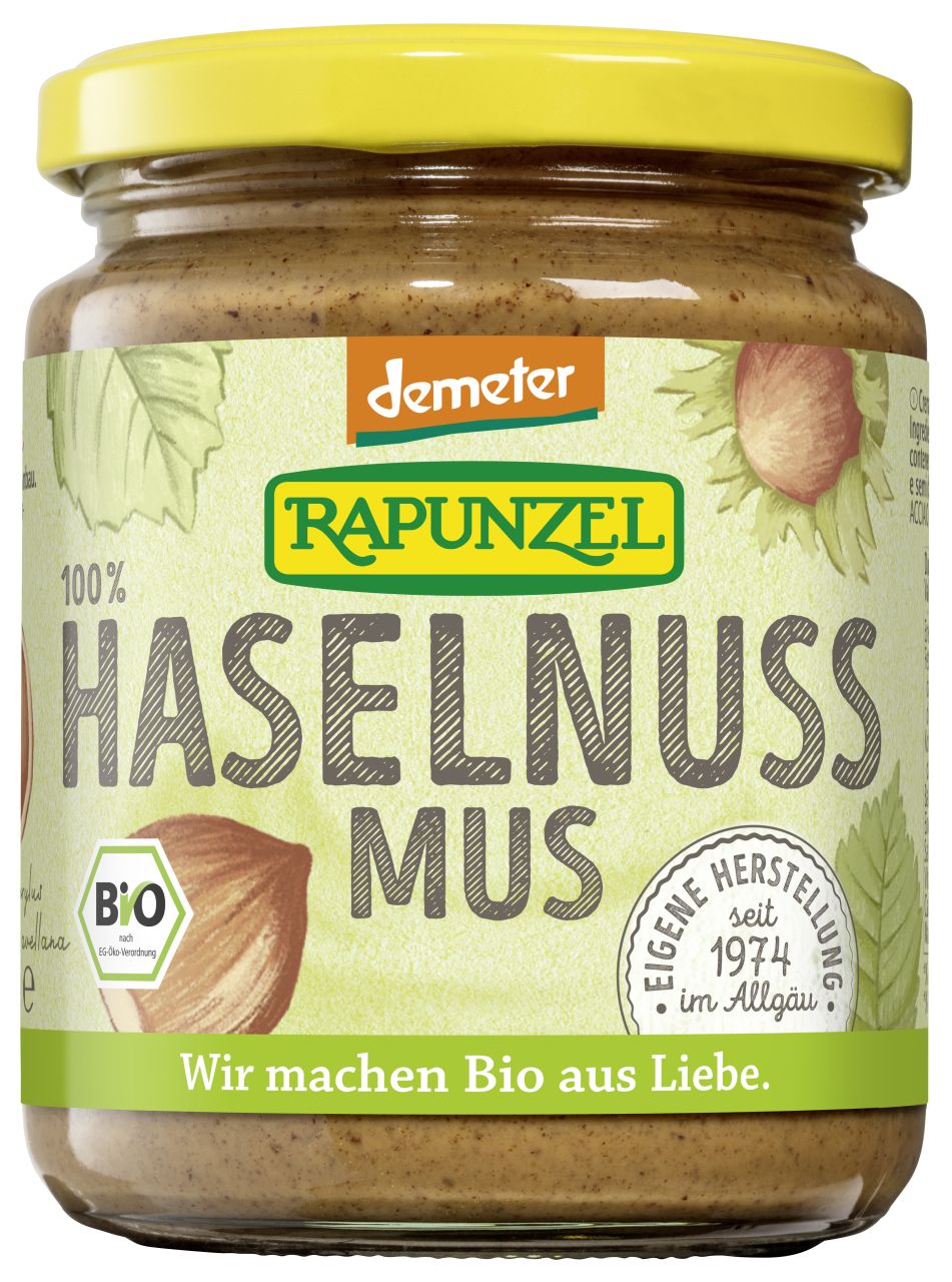 Haselnussmus, demeter