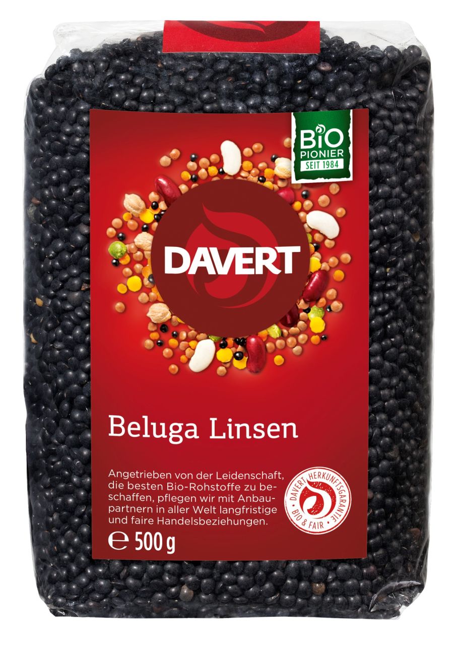 Beluga Linsen, schwarz 500g